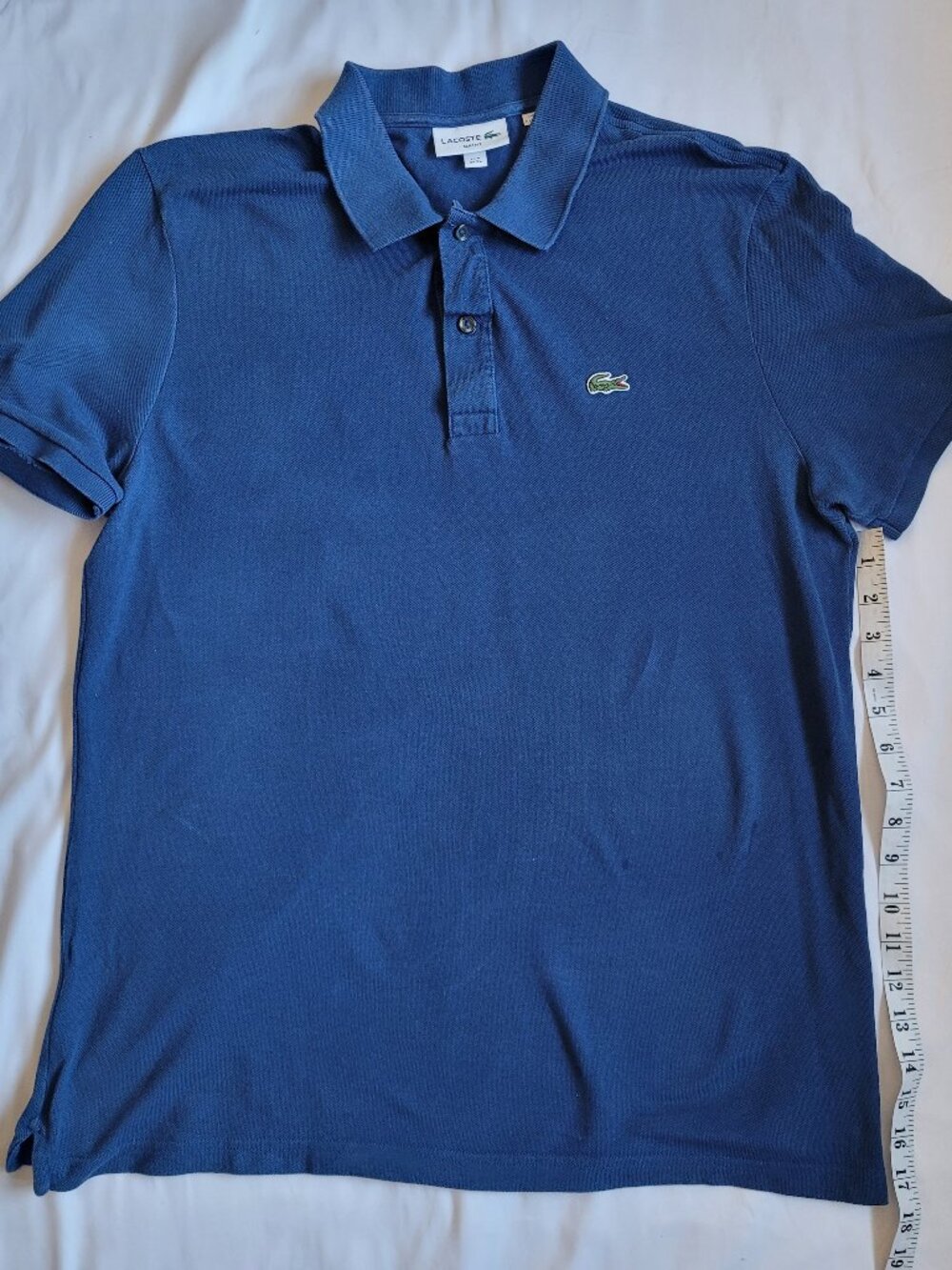 Lacoste Men's Polo Shirt Short Sleeve Navy Blue XL 6